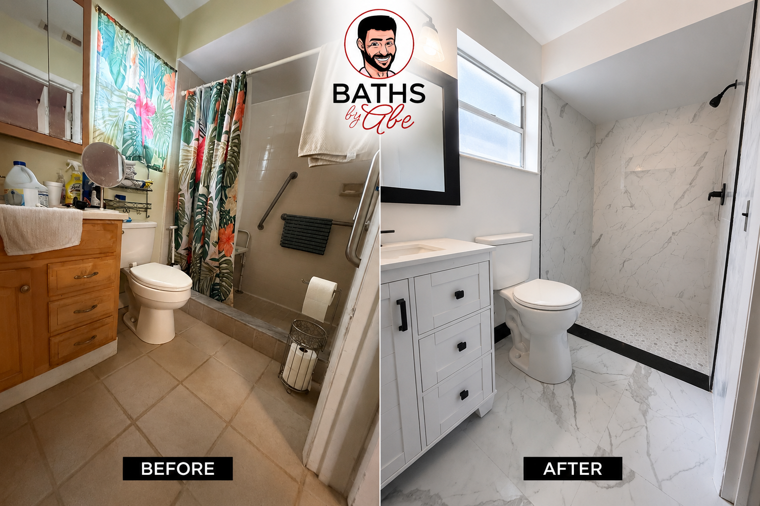 Wheelchair-Accessible Bathroom Remodel in Rockledge, FL: Before & After in 4 Days